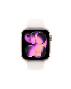Apple Watch Series 11 GPS + Cellular 42 mm in alluminio Cinturino Sport rosa fard - M/L - MF8F4QL/A 