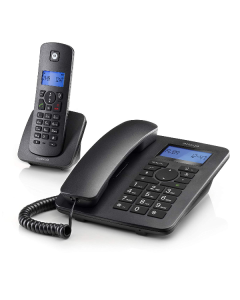 MOTOROLA CORDLESS + FISSO - C4201 COMBO NERO - 107C4201 
