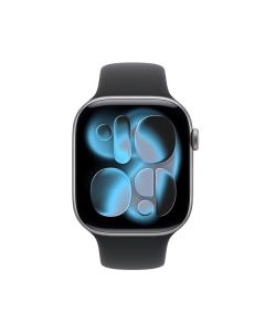 Apple  Watch Series 11 GPS 46 mm in alluminio  Cinturino Sport nero - M/L - MEV44QL/A 