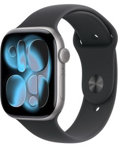 Apple Watch Series 11 (2025) GPS 42mm Space Grey Aluminium Case with Sport Band M/L - Black - EUROPA