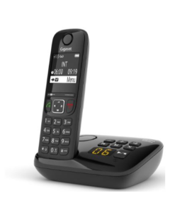 GIGASET CORDLESS AS690 A NERO - CON SEGRETERIA - S30852H2836K101 
