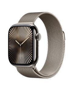 APPLE Watch Series 10 GPS + Cellular, Cassa 46 mm in titanio naturale - MWYC3QL/A 