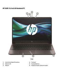 HP Notebook 250R G9 Ultra 5 16GB/512GB Grigio - C80Y1AT