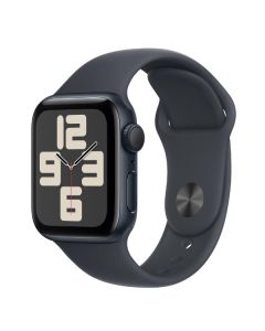APPLE Watch SE GPS, Cassa 40 mm in alluminio mezzanotte con Cinturino Sport mezzanotte - S/M - MXE73QL/A 