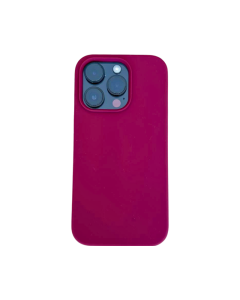 Silikonski ovitek za iPhone 14 Pro - Rubinasta